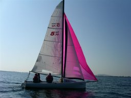 Stage voile Marseillan (2008) - Lancer de spi